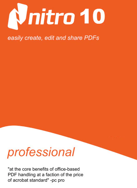 Nitro PDF Pro 10 (3 PC, Lifetime)
