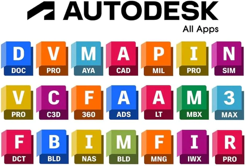 AUTODESK ALL APPS COLLECTION 2024 (1 DEVICE, 1 YEAR)