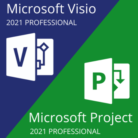 MICROSOFT VISIO 2021 PRO & PROJECT 2021 PRO BUNDLE